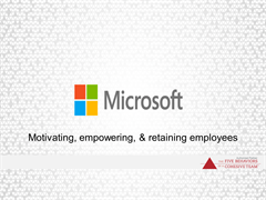 [THE MICROSOFT STORY]
Allow me paint you a picture about a company that we all know… Microsoft. Microsoft is a leader in the technology field and a company that prides itself on innovation.  While all this is true, they are just like your organization….. not immune to having challenges getting their teams to work in sync.

