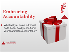 Embracing Accountability
