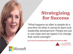 [STRATEGIZING FOR SUCCESS]
With this big shift, she wanted to arm her team with the right tools to excel. She wanted to make a lasting impact that would transform their team culture into a COHESIVE team
